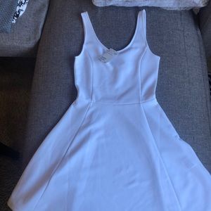 NWT White H&M Skater Dress- Size 2